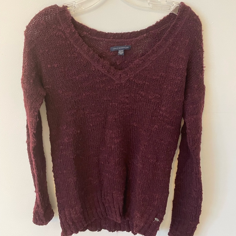 Maroon sweater